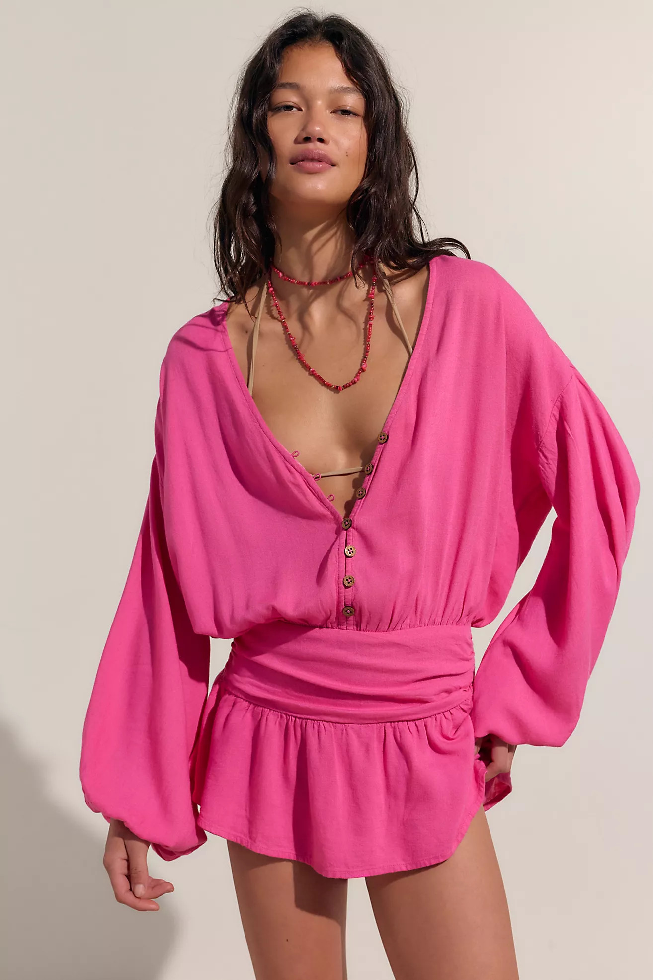 Carson Drop-Waist Romper | Free People (Global - UK&FR Excluded)