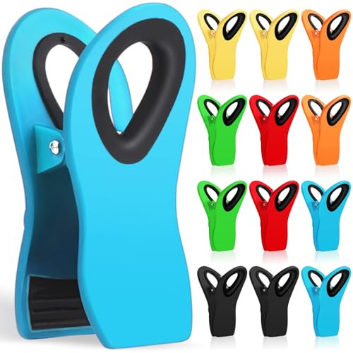 JETMORE 12 Pack Chip Clips Bag Clips, Magnetic Bag Clip for Food Storage | Amazon (US)