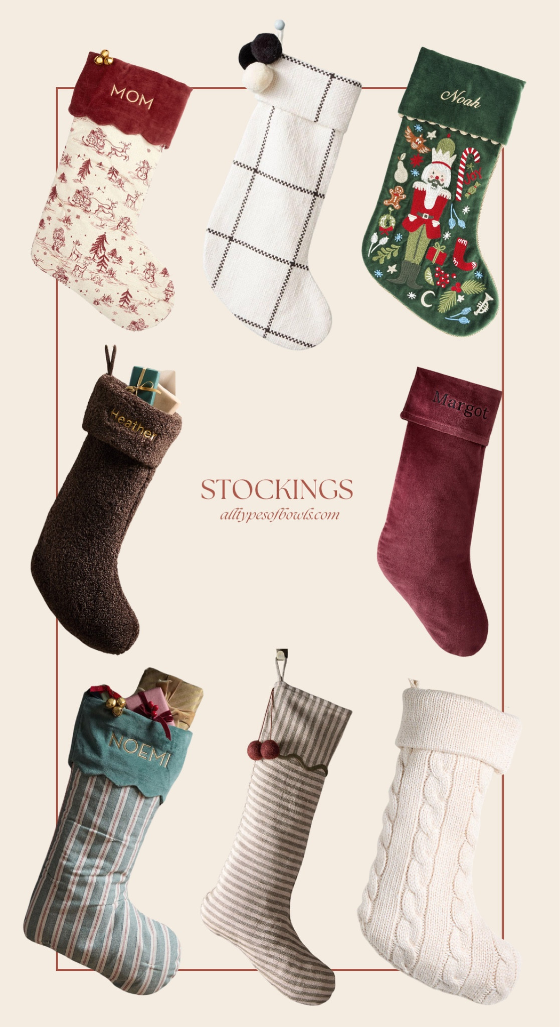 The cutest stockings this year! 

#LTKSeasonal #LTKHome #LTKHoliday