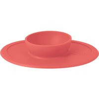 Sure Grip Silicone Suction Bowl, Red | Nuby (US)