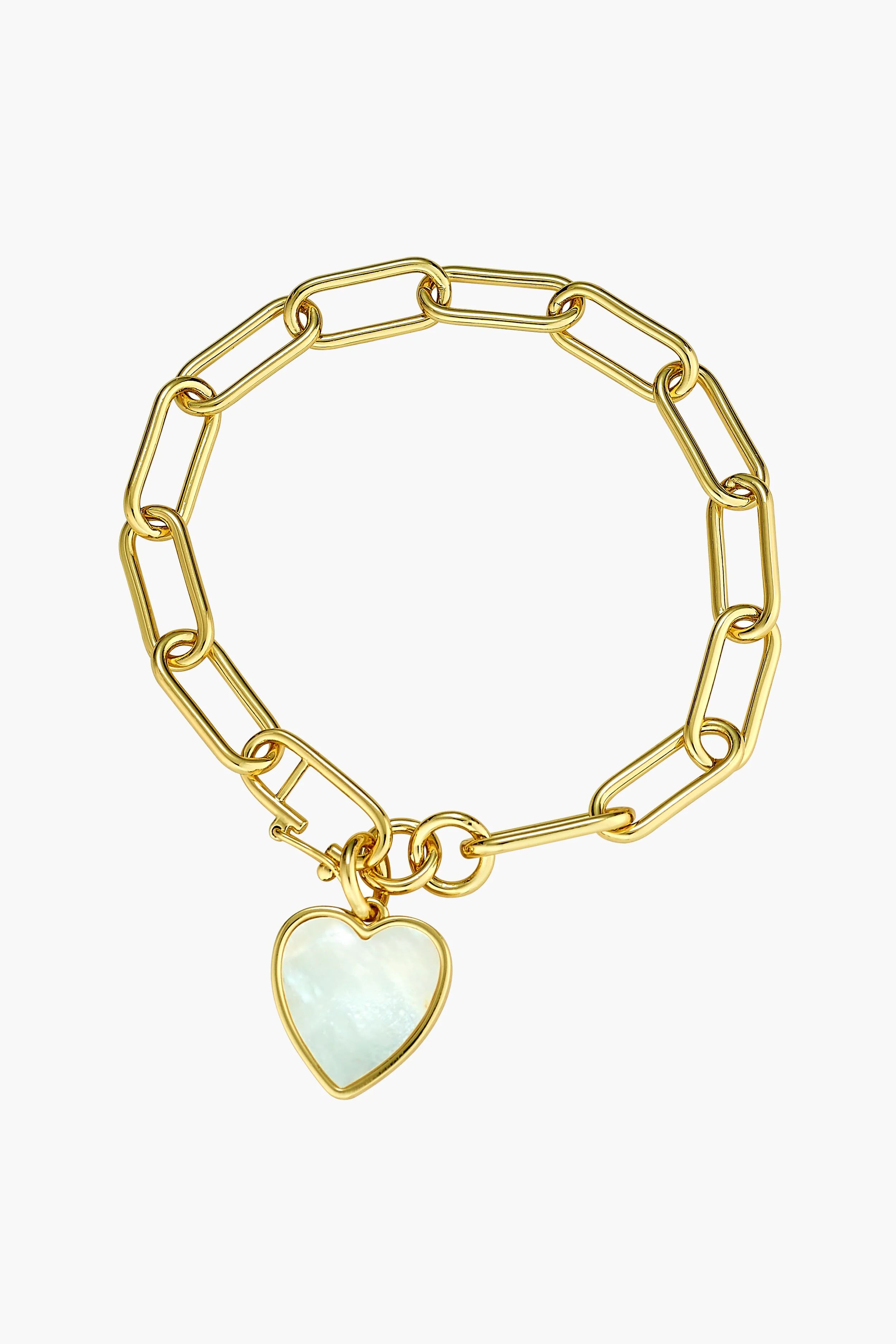 Heart Charm Link Bracelet | Tuckernuck (US)