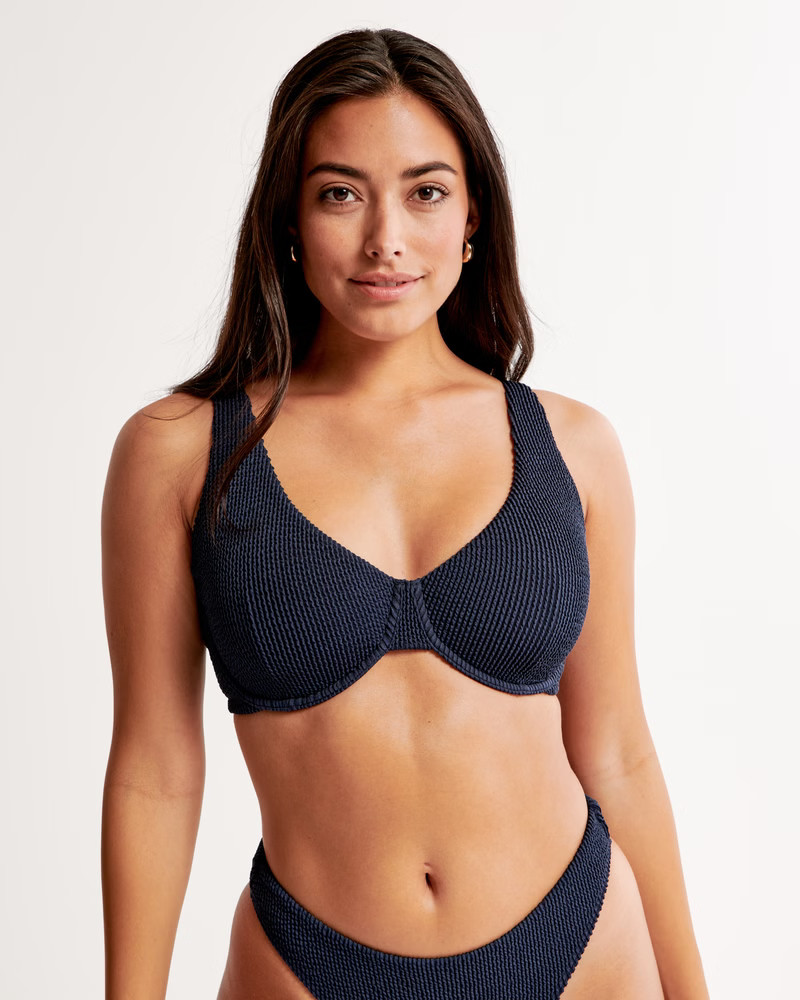 Curve Love High Apex Underwire Bikini Top | Abercrombie & Fitch (US)