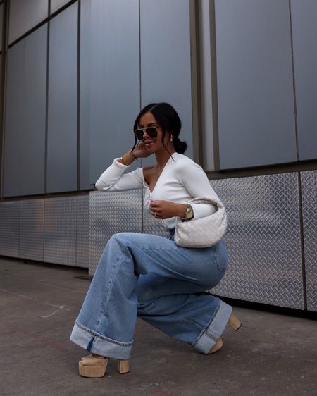 Casual spring favorites via Nordstrom 
Staud off shoulder top wearing an XS
Agolde cuff jeans run TTS
Bottega Veneta Jodie mini bag 




#LTKSeasonal #LTKstyletip #LTKshoecrush