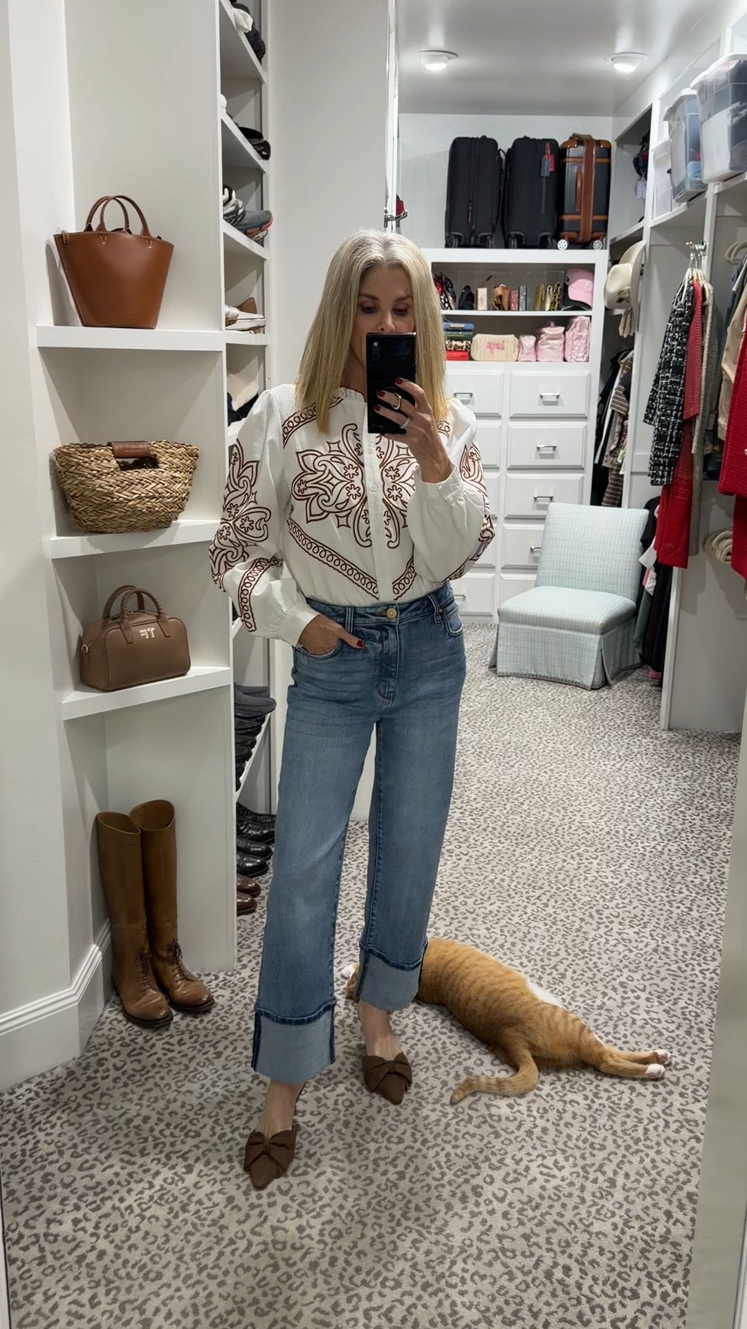 Today’s look! Size S blouse and 4 jeans 

#LTKStyleTip #LTKOver40 #LTKSeasonal