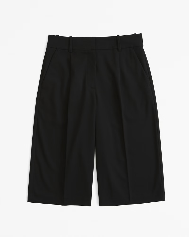 Women's Culotte Tailored Pant | Women's Clearance | Abercrombie.com | Abercrombie & Fitch (US)