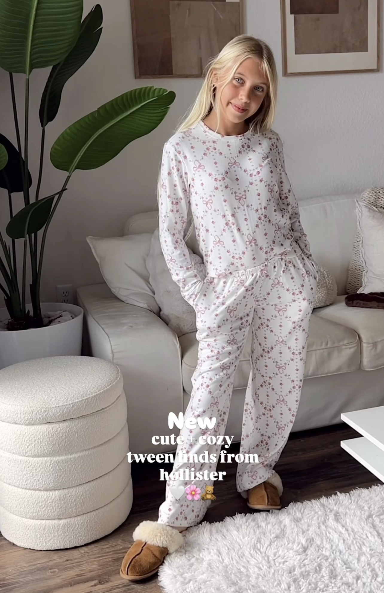 Ella's been living in these cute PJs. They are super soft. Wearing XXS Short (hehe, so cute!) 

 #LTKGiftGuide #LTKHoliday #LTKKids