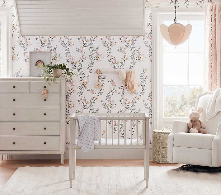 Floral Vine Wallpaper | Pottery Barn Kids
