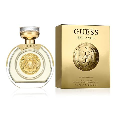 GUESS, Fragrance Bella Vita Eau De Parfum Edp Spray Perfume for Women, Gold, 3.4 Fl Oz | Amazon (US)