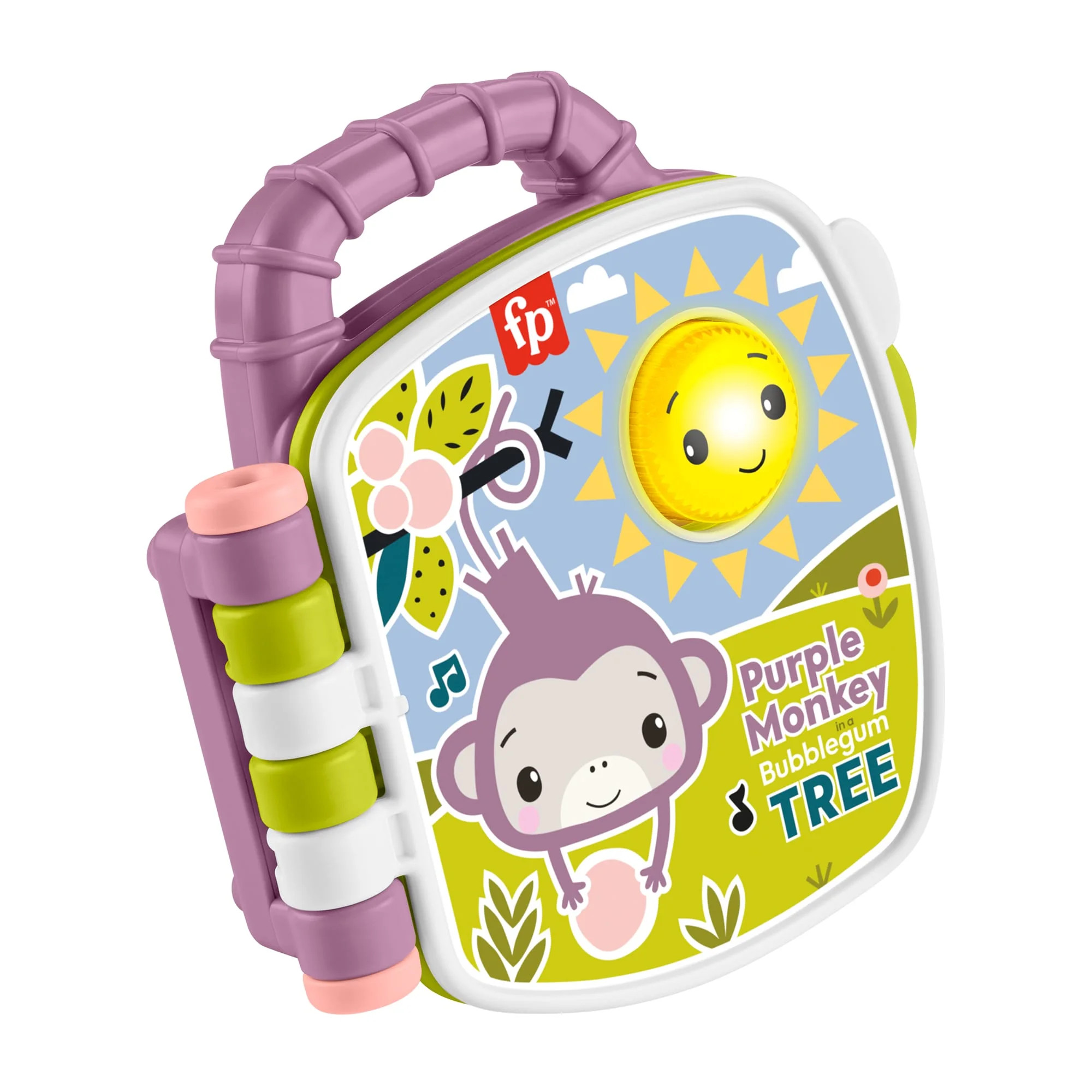 Fisher-Price Purple Monkey Musical Storybook Electronic Learning Toy for Baby & Toddler | Walmart (US)