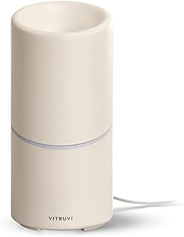 Vitruvi Stay Diffuser for Large Room, Ultrasonic Essential Oil Diffuser for Aromatherapy, Matte M... | Amazon (US)