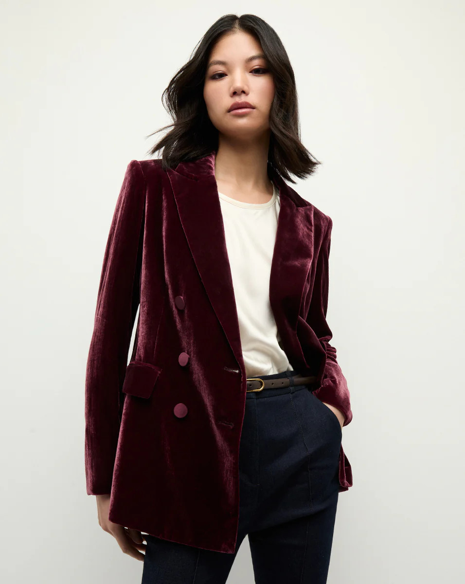 Ellette Velvet Dickey Jacket | Veronica Beard