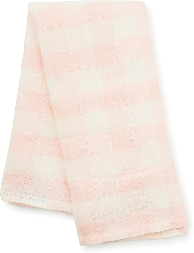 MACKENZIE-CHILDS Linen Dish Towel, Decorative Kitchen Towel, Pink Check | Amazon (US)