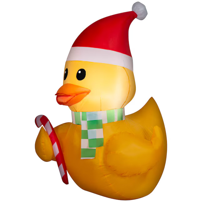 Holiday Living 3.5-ft Lighted Merry Christmas Inflatable | Lowe's