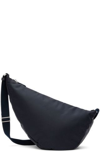 SSENSE Exclusive Navy Slouchy Banana Messenger Bag | SSENSE