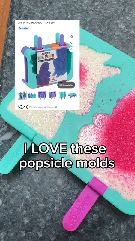 I have so many shapes in these popsicle molds! My kiddos love experimenting with the different flavors! Pro tip - run them under warm water after freezing to get them out of the mold! Summer must have! And under $4!! 

#LTKHome #LTKSummerSales #LTKVideo