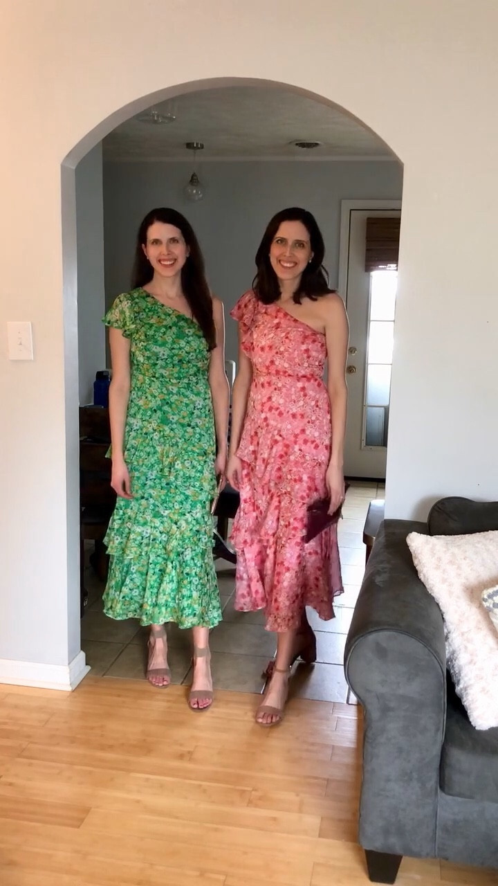Ready for spring weddings.
🌸 and all the pretty dresses! Lots of dresses linked. We both sized up in these Astr the label one shoulder floral dresses. Both wearing a size small.

Easter dress
Spring dress
Floral dress
Amazon finds
Wedding guest dress
Spring wedding


#LTKVideo #LTKwedding #LTKSeasonal