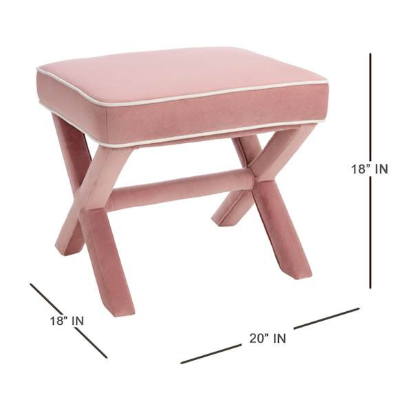 Maxine Ottoman, Pink | At Home