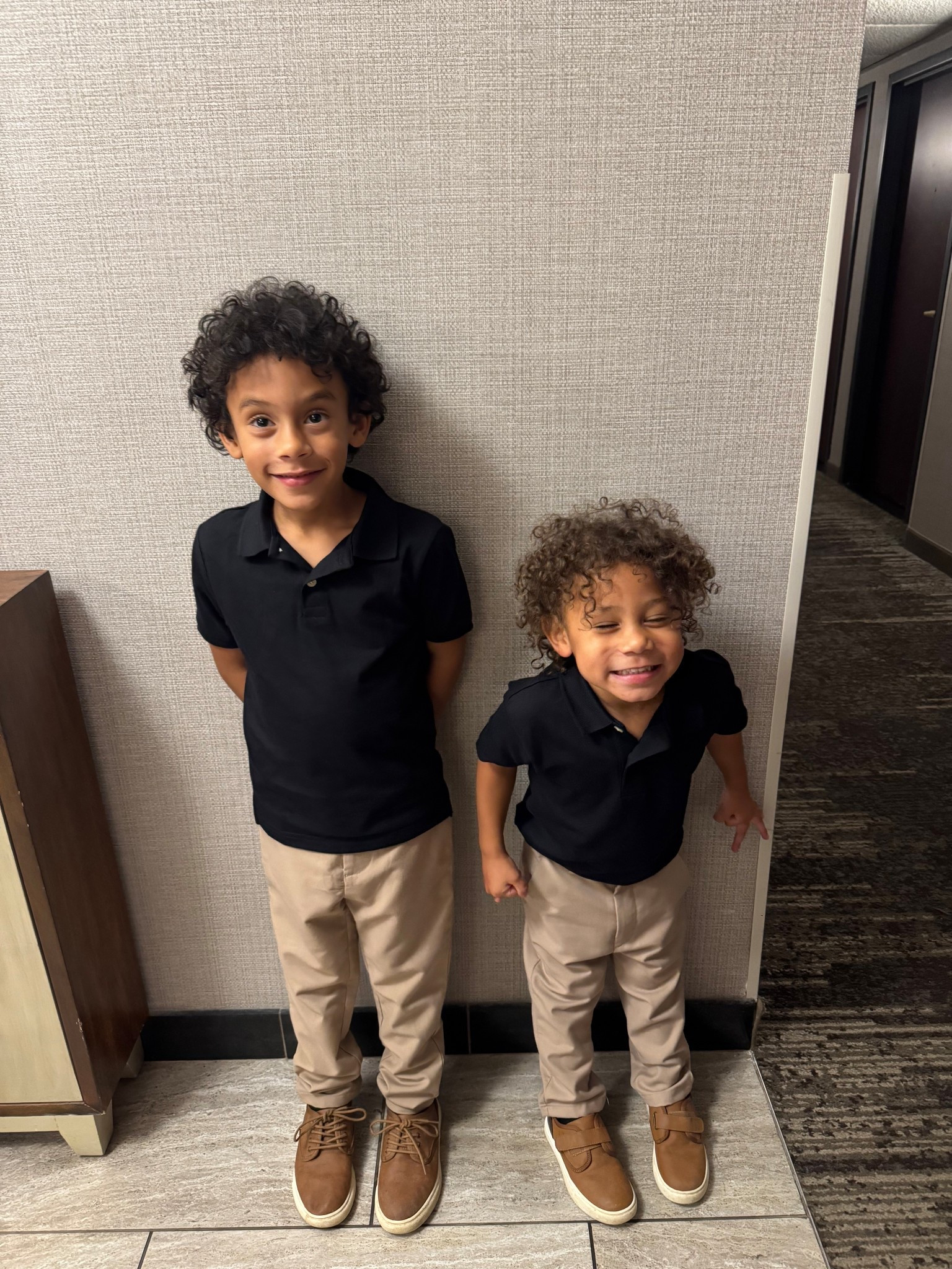 My boys! In the cutest little collared shirts! I love sharing what I find for them that’s affordable for everyone! 