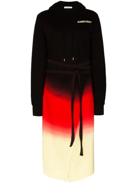 AMBUSH tie-dye Hoodie Dress - Farfetch | Farfetch Global