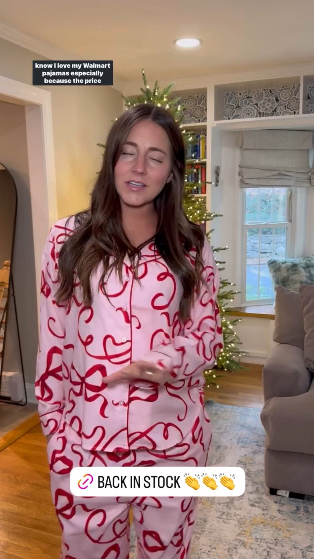 Walmart pajamas back in stock! I’m wearing size medium! 

#LTKFindsUnder50 #LTKHoliday #LTKGiftGuide