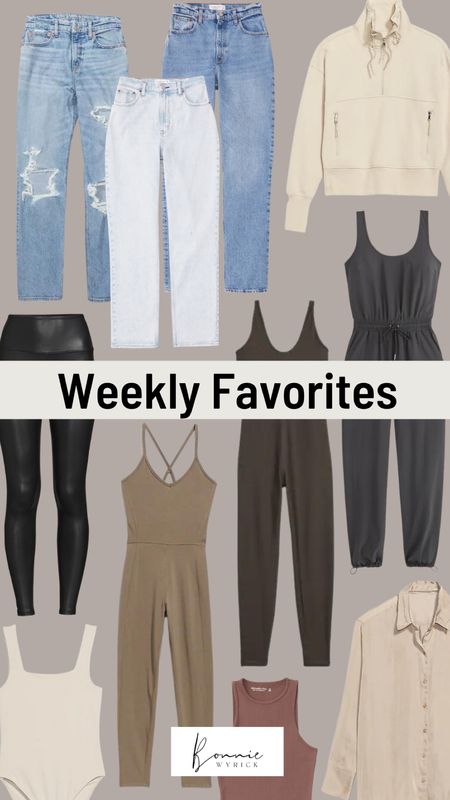 Rounding up last week’s favorites! Jumpsuits are HOT HOT HOT. These are some of my current favorites. 😍 Also loving the spring denim starting to make an appearance! Best Sellers | Weekly Favorites | Curvy Fashion | Midsize Fashion | Midsize Jumpsuit | Airport Outfit | Work Outfit Ideas | Leather Leggings | Old Navy Haul

#LTKfit #LTKcurves #LTKworkwear