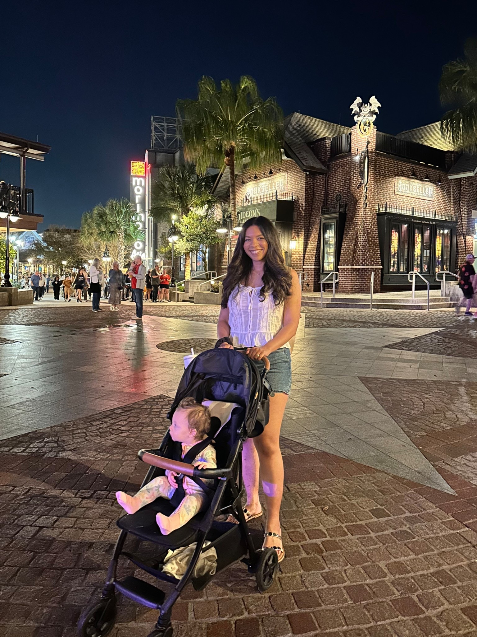 OOTN! Abercrombie lace top! Denim shorts! Target sandals medium top size 8 shorts  

#LTKSaleAlert #LTKmomlife #LTKMidsize