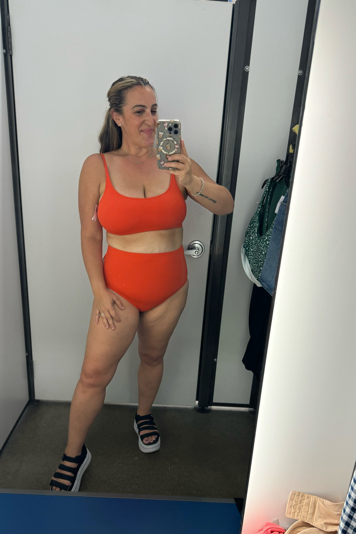 Wear that 2 piece! Was shocked the top fit. It’s not super supportive in my size so don’t get it for running after kids but cute! Size large on top and bottom, but need medium in the bottoms.

#LTKMidsize #LTKFindsUnder50 #LTKOver40