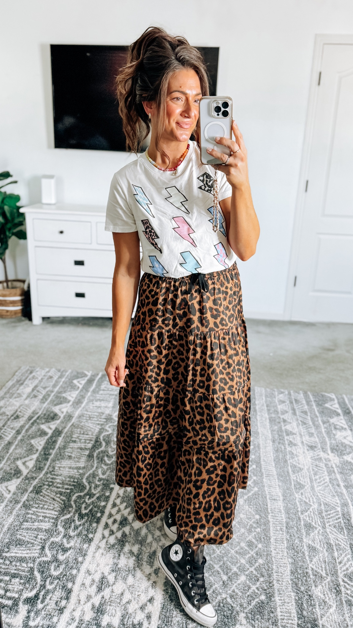 This leopard skirt is so fun! TTS, but you can size down if between 

#LTKFindsUnder50 #LTKStyleTip #LTKPetite