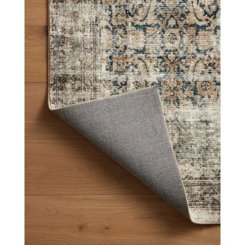 Amber Lewis x Loloi Morgan Navy / Sand Area Rug feat. CloudPile | Wayfair North America