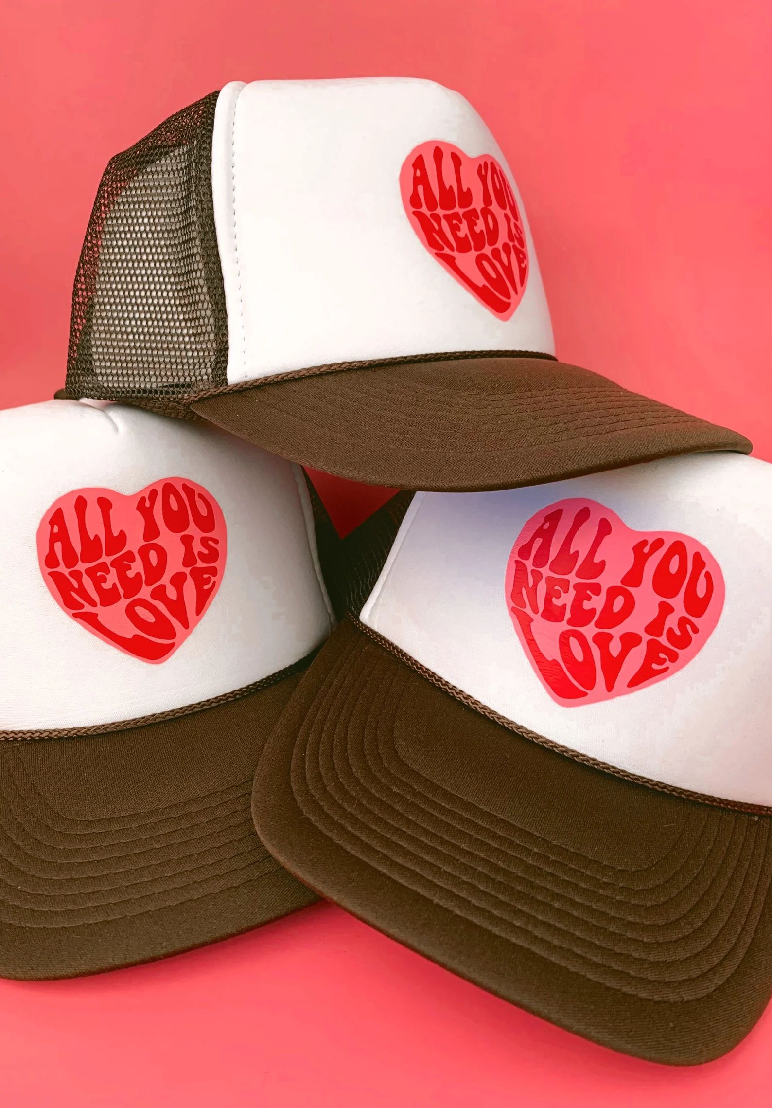 All You Need is Love Trucker Hat  Trucker Hat  Summer - Etsy | Etsy (US)
