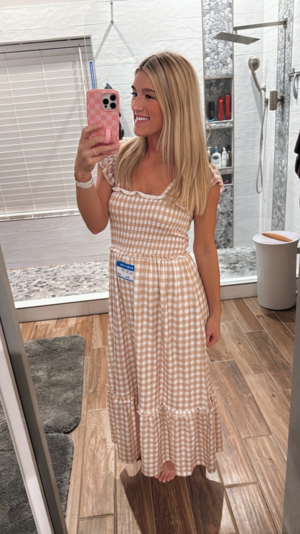 The comfiest dress. Perfect for pregnancy and postpartum. Size medium. The medium is a little big, I could fit in a small. 

#LTKBump