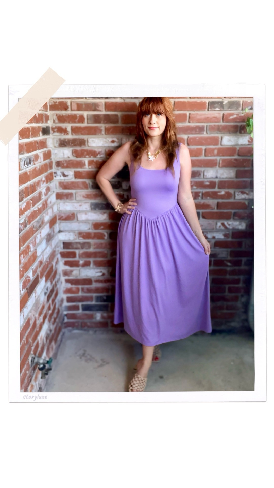 I’m wearing a purple sun dress from Amazon it’s available in various colors. A great casual dress! 
I paired it with a sequins purse and nude heels

#LTKootd #LTKTall