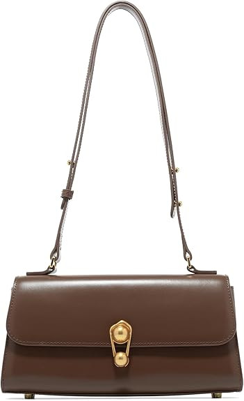 Small Purse Leather Bags For Women: Black Shoulder Handbags Crossbody Bag - Chic Everyday Adjusta... | Amazon (US)