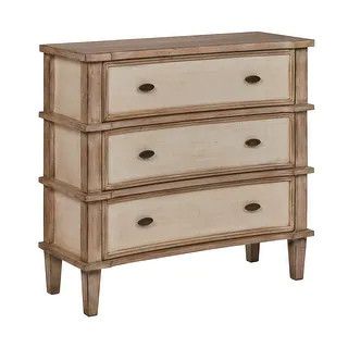 Madison Park Diego Natural/ Cream 3 Drawer Chest - Overstock - 16315309 | Bed Bath & Beyond