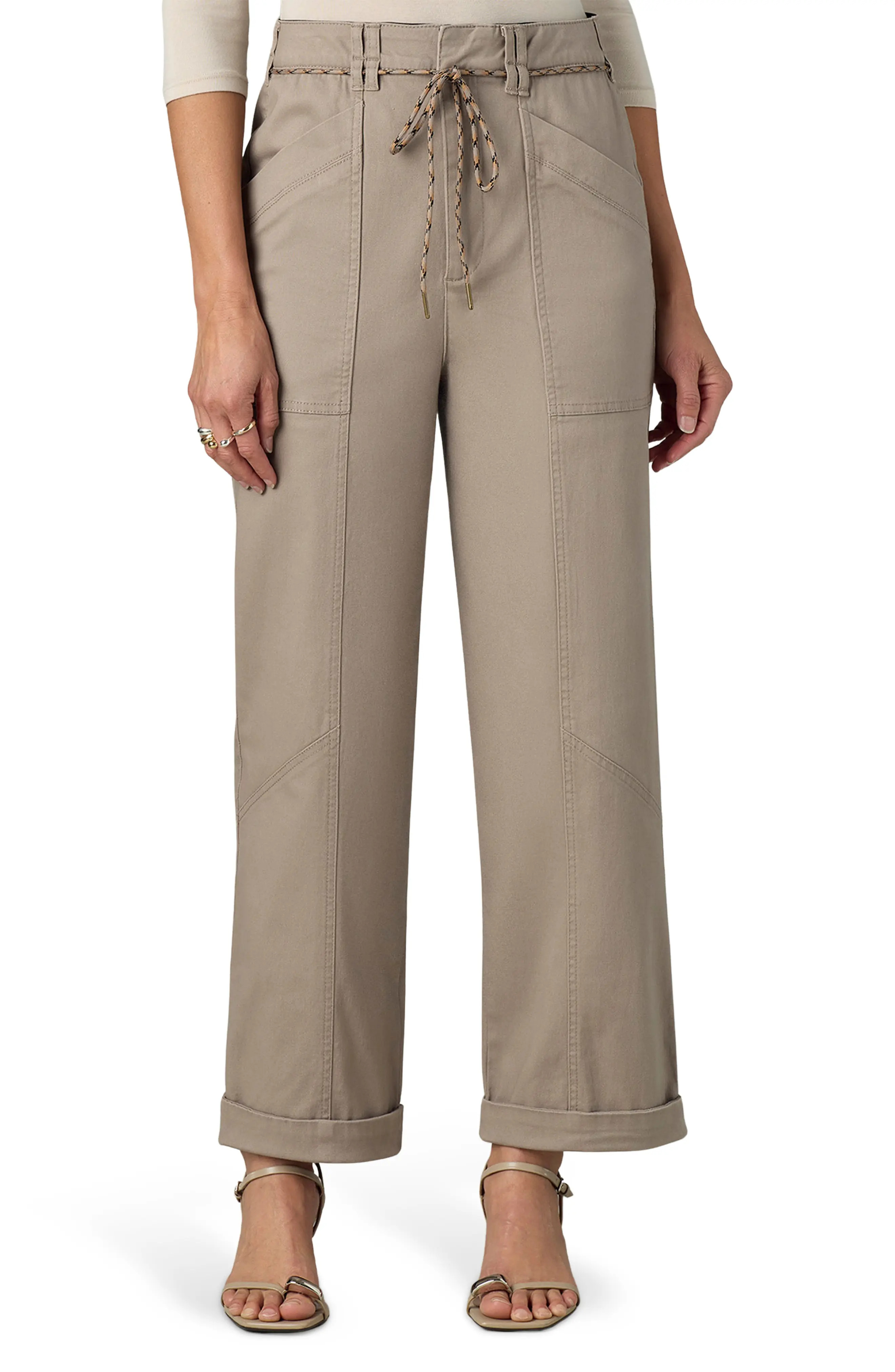Ultra Skyrise High Waist Relaxed Stretch Cotton Pants (Women) | Nordstrom | Nordstrom