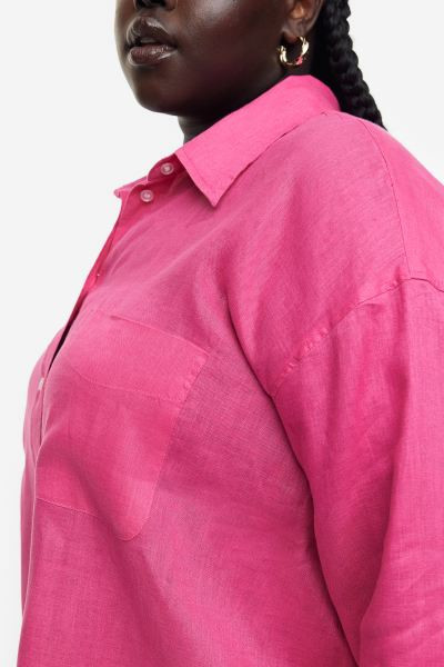 Oversized Linen Shirt | H&M (US + CA)