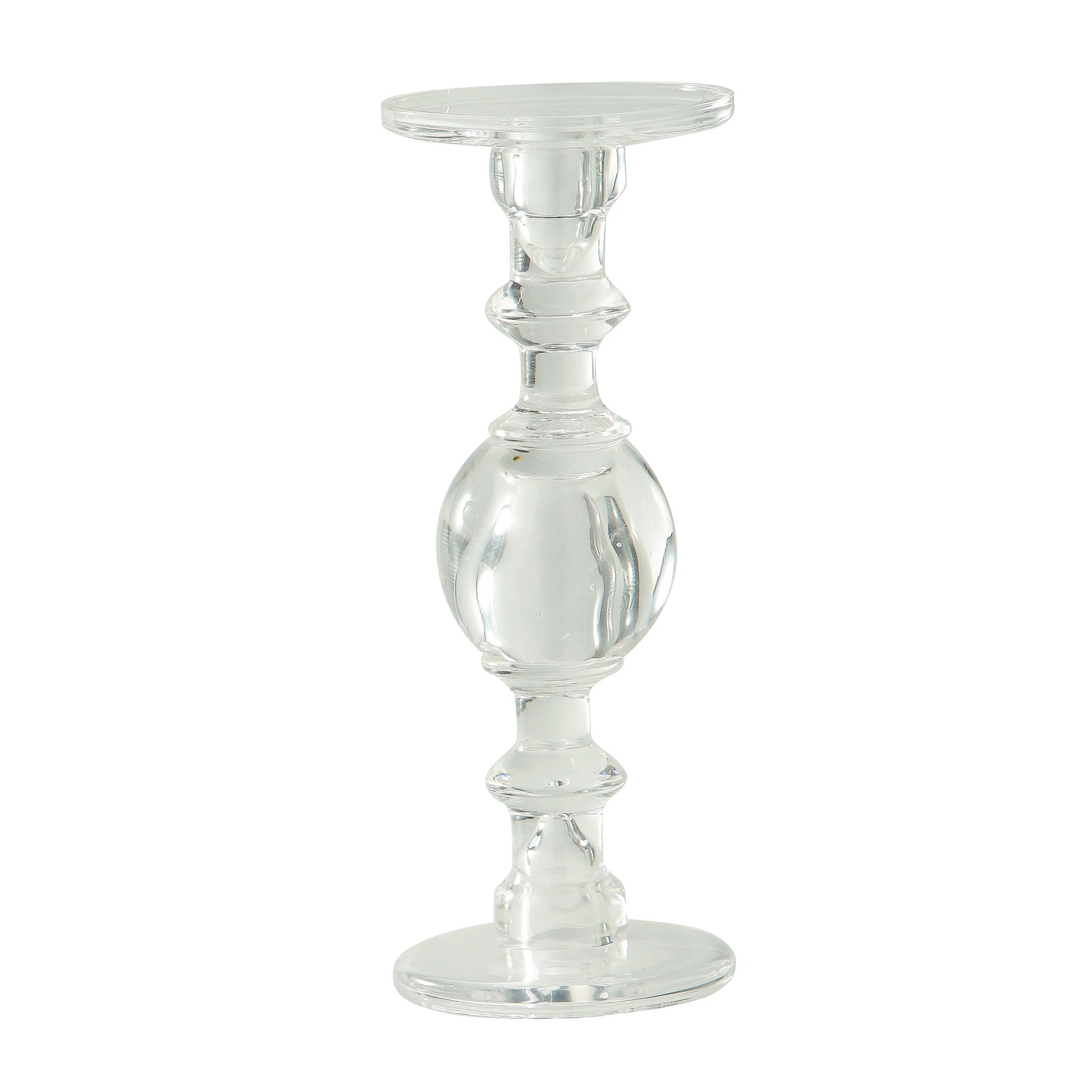 House of Hampton® 12.2" Glass Tabletop Candlestick | Wayfair | Wayfair North America