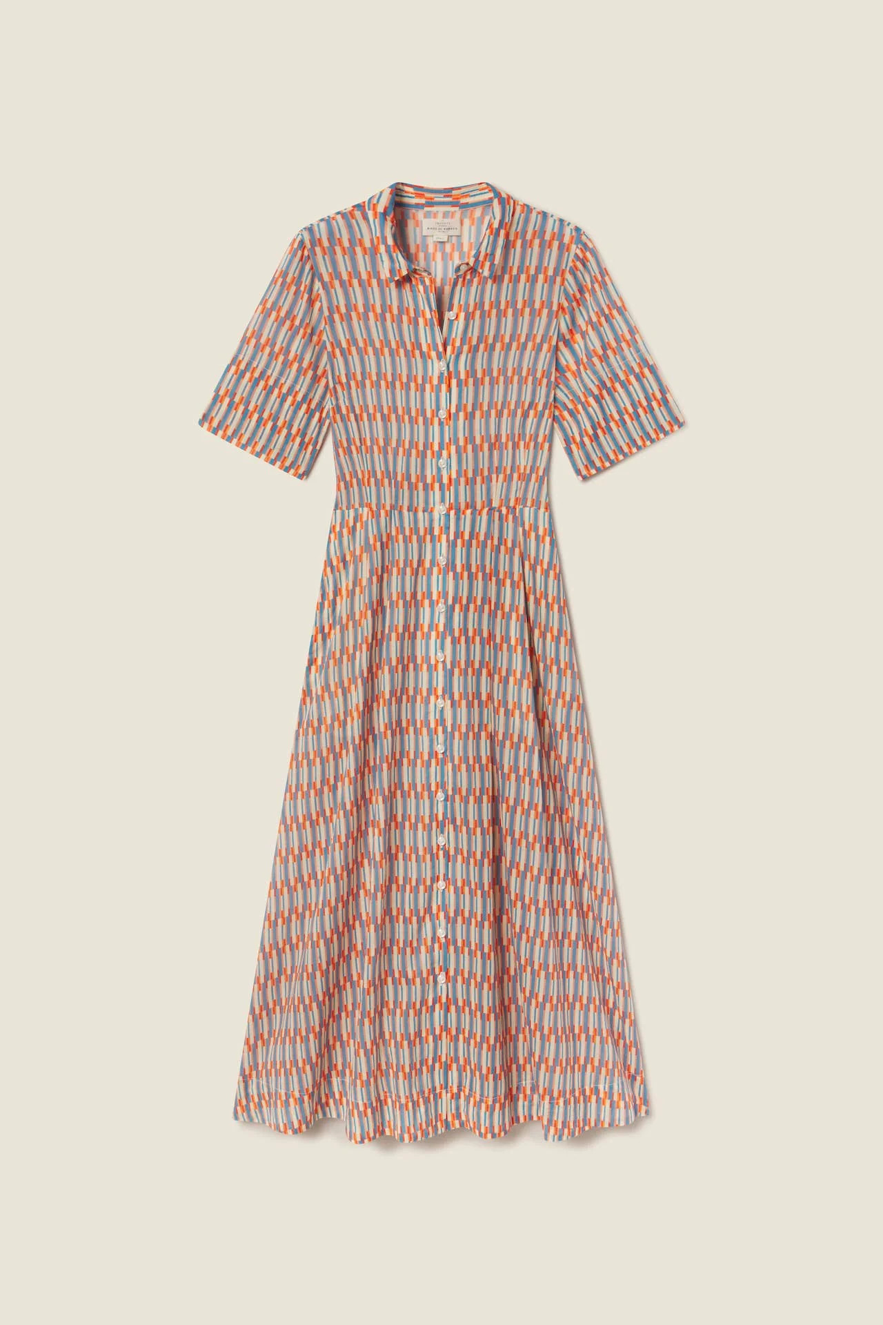Aster Dress Retro Grid | TROVATA