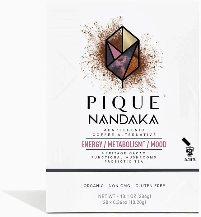 Pique Nandaka Adaptogenic Coffee Alternative - Supports Mood, Calm Energy, Healthy Metabolism, an... | Amazon (US)