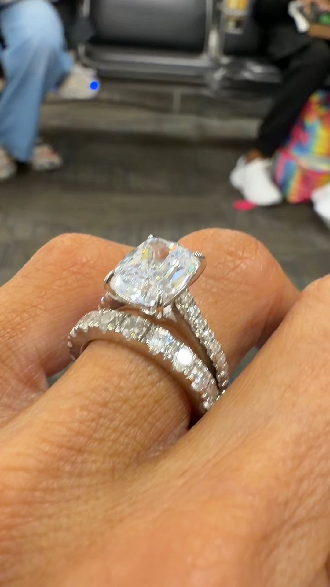 The best cz engagement ring and wedding band 

#LTKOver40 #LTKFindsUnder50 #LTKTravel