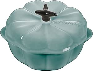 Le Creuset Stoneware Figural Pumpkin Petite Cocotte, 12oz, Sea Salt | Amazon (US)