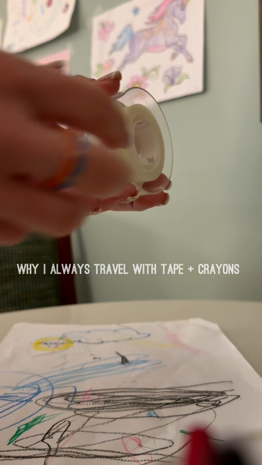 We never travel without tape + crayons ✂️🖍️

Sounds simple, but it’s our secret to making any hotel feel like home.

A few sheets of paper + kids’ artwork taped up = instant cozy walls, familiar vibes, and happy little creators.

It takes zero space in your bag, sets up in minutes, and keeps kids occupied at every stop, hotel rooms, Airbnbs, trains and planes.

No mess. No stress. Just creative calm while we unpack, rest, or reset after travel days. I love setting them in a  cup and making them available for any lulls in the day!

These are the exact travel-friendly art supplies we bring everywhere, all linked on LTK ✨

🌺 Hawaii Edition ☀️

Linked here 🤍

#LTKKids #LTKTravel #LTKdayinmylife