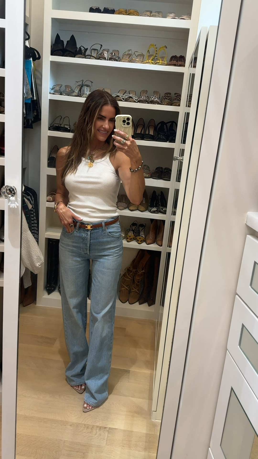 off to celebrate my baby girls 23rd bday at one of our favs @sister.dallas🤍

wearing one of my fav denim brands in the perfect summer shade…run tts wearing a 25

vintage tank i own in sm colors runs small im wearing a M size up! 

& my chic thong sandals that go w everything + my fav bag too! 


#LTKFindsUnder100 #LTKStyleTip #LTKShoeCrush