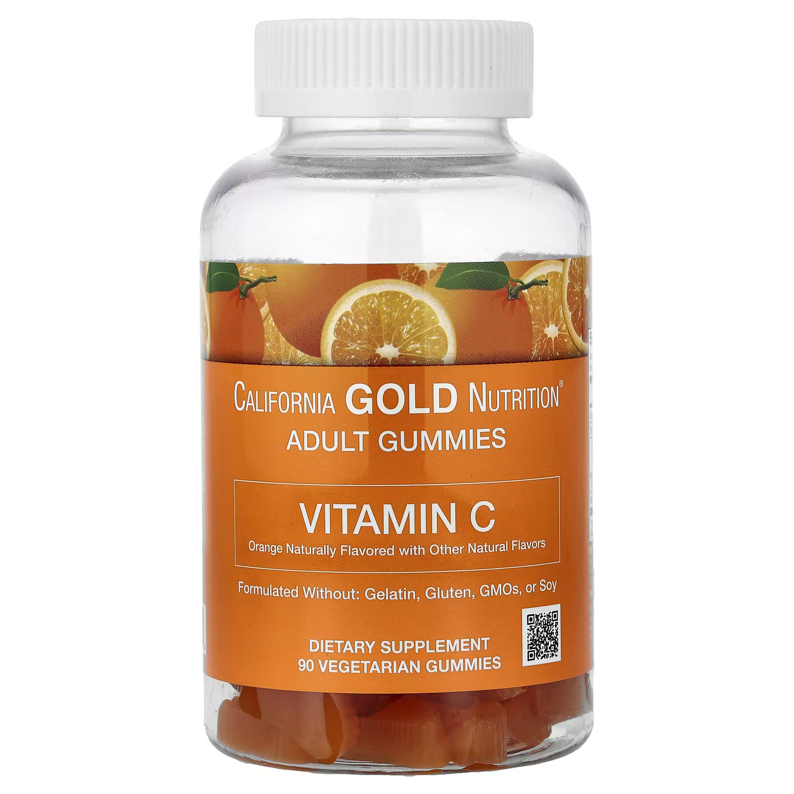 Vitamin C Gummies with Vitamin A from 100% Beta-Carotene, 90 Vegetarian Gummies | iHerb