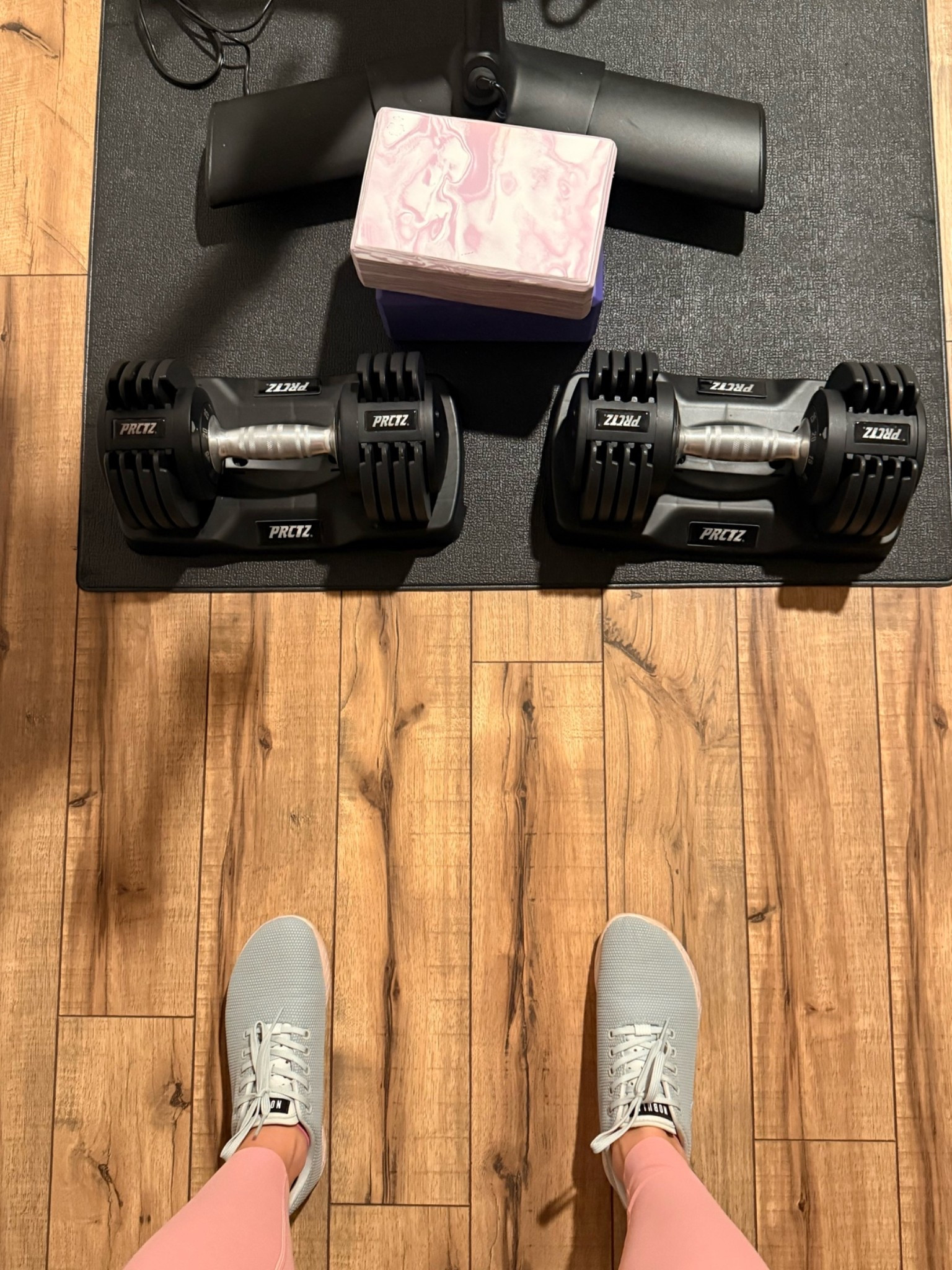 Workout at home with adjustable weights and yoga blocks from Dick’s Sporting Goods! Paired with Nobull sneakers and my favorite leggings, I’m ready to crush it!

#LTKActive #LTKdayinmylife #LTKselfcare