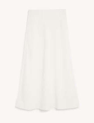 Satin Crepe Midaxi Circle Skirt | M&S Collection | M&S | Marks & Spencer (UK)