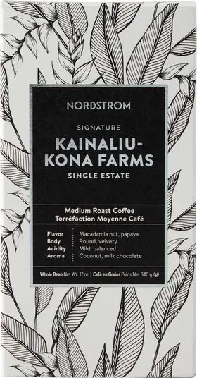 Signature Kainaliu Kona Farms 100% Kona Whole Bean Coffee | Nordstrom