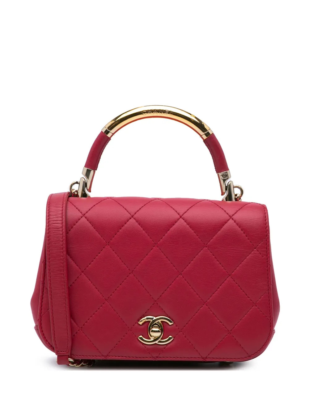 CHANEL Pre-Owned Borsa a Tracolla Carry Chic Flap Mini In Pelle Di Agnello Trapuntata 2016-2017 |... | Farfetch Global