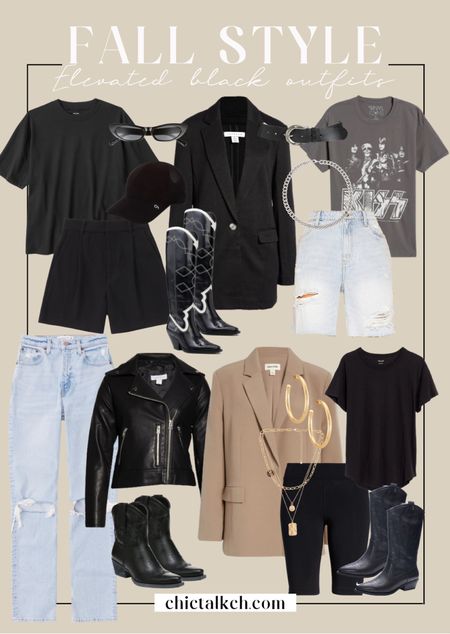 Black outfits for fall with western boots!! Hope you like them🧡🍂
Western boots, blazers, ripped jeans, graphic tees

#LTKshoecrush #LTKSale #LTKunder100