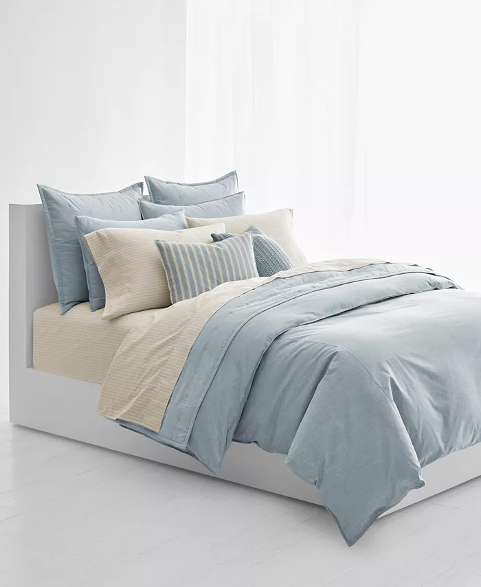 Graydon Melange Duvet Cover, King | Macys (US)